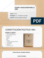 Constitución y Ed. para La Ciudadania.