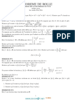 Série d'exercices - Math théorème de Rolle théorème des accroissements finis - Bac Mathématiques (2014-2015) Mr Saidani Moez 