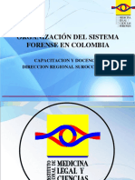 Organizacion Sistema Forense Colombia