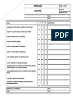 FI-SIG-006 Formato de Inspeccion de Almacenes
