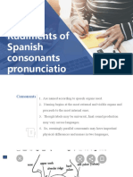 Rudiments of Spanish Pronunciation