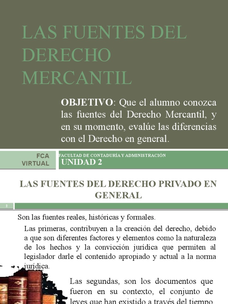 Fuentes del Derecho Mercantil en México | PDF | Fuentes del derecho ...