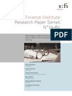 Swiss Finance Institute: Research Paper Series N°19-80