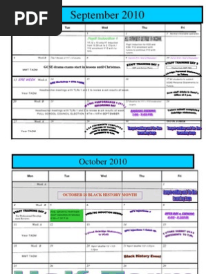 ヘタリア School Calendar 2010-2011 Calendar2010 2011A | PDF