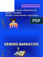 GENERO - NARRATIVO 5to