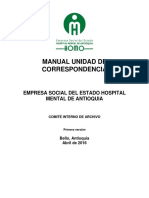 Manual de gestión de correspondencia HOMO