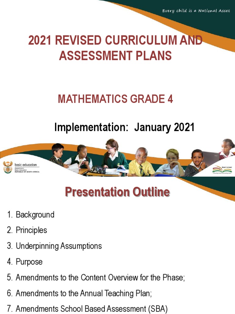 2021 Mathematics Grade 4 ATP Mediation PDF Curriculum Shape
