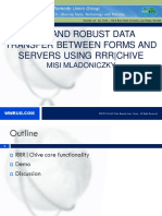 Fast and Robust Data Transfer Between Forms and Servers Using RRR - Chive