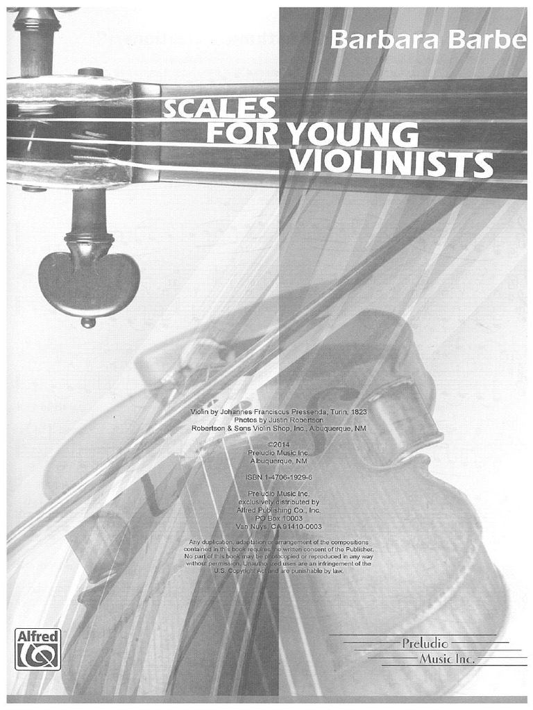 BB Scales For Young Violinists PDF
