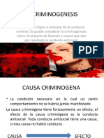 Factores criminógenos y causas de la conducta antisocial