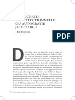 Desmons-Democratie Constitutionnelle Ou Autocratie Judiciaire