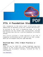 ITIL 4 Foundation Study Guide: Download Now: ITIL 4 Best Practice E-Books