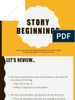 Story Beginnings: How To Write Beginnings To Capture Your Reader'S Attention!