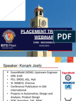 Placement Training Webinar: BITS Pilani