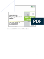 Welcome To 2008 SDPWS Diaphragm Deflection Design
