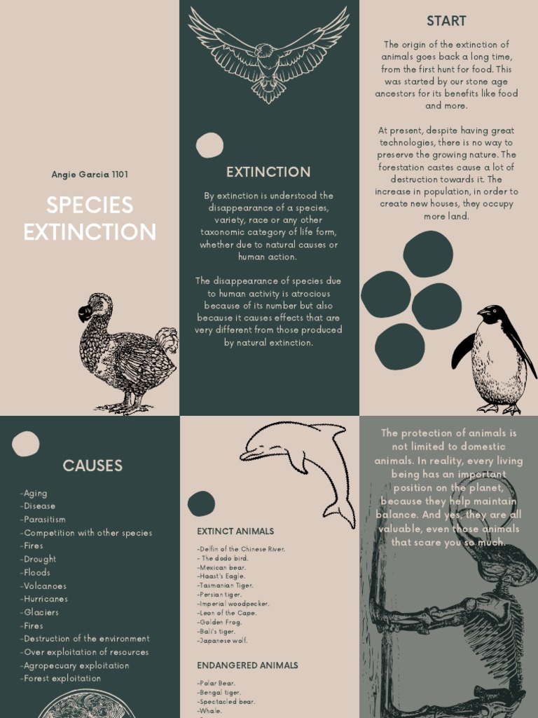 Causes and Effects of Species Extinction | PDF | Extinction | Natural ...