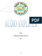 Audio amplifier Miftah