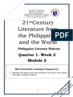 21ST CENTURY LITERATURE - Q1 - W2 - Mod2
