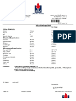 Microbiology Unit: Urine Analysis