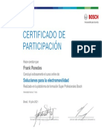 Soluciones para La Electromovilidad - Certificado