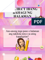 Mga Iba't Ibang Bahagi NG Halaman