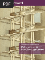 Psychology & Education | Harvard University Press