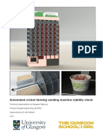 Automated Cricket Farming Vending Machine Viability Check