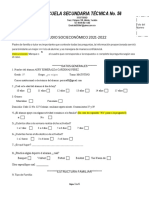 Estudio Socioeconomico 1er. Grado Curso 2021-2022 TEC 56 Nuevo Ingreso