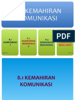 8.1 Kemahiran Komunikasi