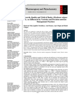 Growth, Quality and Yield of Barley (Hordeum Vulgare L.) As Influenced by Varieties and Precision Nutrient Management Practices