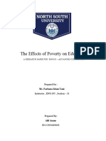 The Effects of Poverty On Education