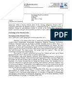 Assignment 1 - Ethnographic Profile of IPs in CARAGA