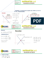 Clase 6-Ecuacion de Recta