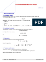 A Simple Introduction To Kalman Filter: 1. Random Variable