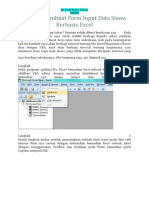 TUGAS Membuat Form Input Data Siswa Berbasis