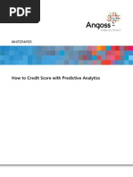 How To Credit Score With Predictive Analytics: Whitepaper