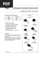 STPS3045CT/CG/CR/CP/CPI/CW/CFP: Power Schottky Rectifier