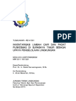 Inventarisasi Limbah Cair Dan Padat Puskesmas Di Surabaya Timur Sebagai Upaya Pengelolaan Lingkungan