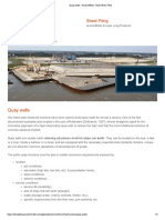 Quay Walls - ArcelorMittal - Steel Sheet Piles
