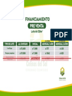 Financiamiento Colinas Del Sol