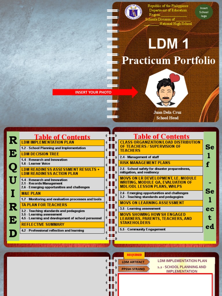 Practicum Portfolio: Insert Your Photo | PDF | Teachers | Emergency ...