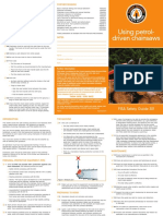 Using Petrol-Driven Chainsaws: FISA Safety Guide 301