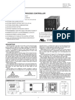 Model P48 - 1/16 Din Process Controller: Description