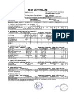 Certificados de calidad A307