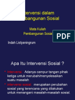 Materi 5, Intervensi Dalam Pembangunan Sosial