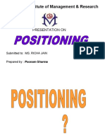 Positioning