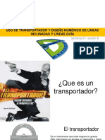 USO TRANSP Y DISEÑO LÍNEAS INCLINADAS