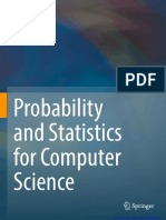 Probability, Statistics For Comp-Sci