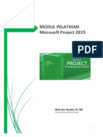 Modul Pelatihan Microsoft Project 2019 Halaman 1 4,37 38