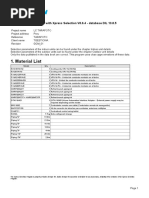 Material List: Produced On 25/04/2019 With Xpress Selection V8.6.4 - Database DIL 13.8.5